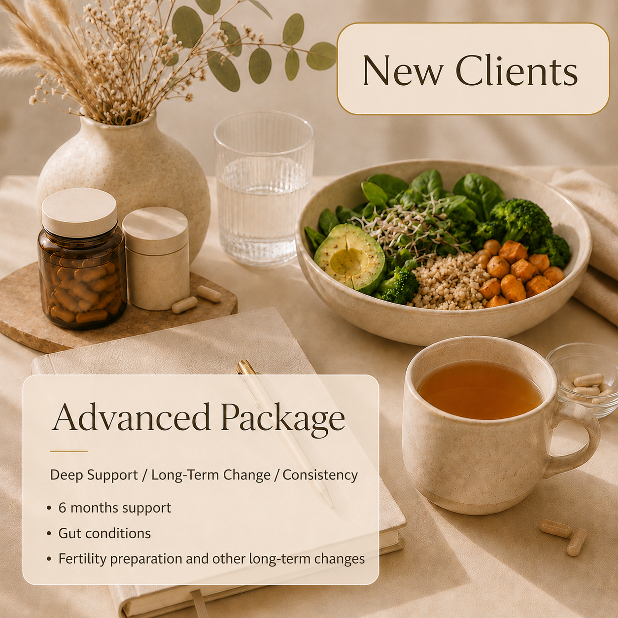 Advanced Package - 6 Months Support (New Clients)