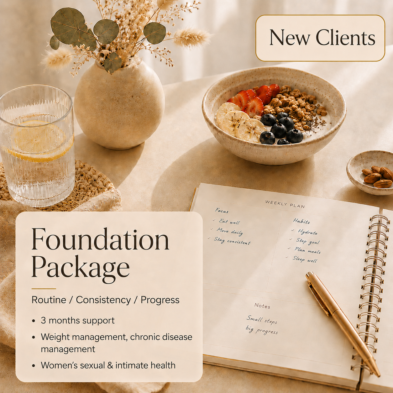 Foundation Package - 3 Months Support (New Clients)